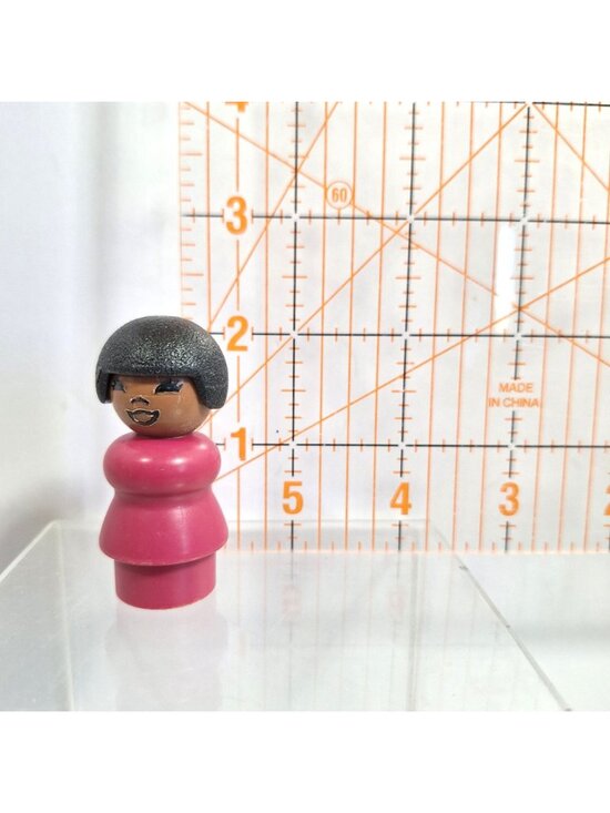 Little People Sesame Street Susan African American Woman Girl Black Vintage - Picture 4 of 11